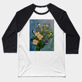 abstract flowers and plants Baseball T-Shirt